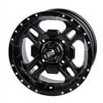 thumbnail image 1 of 4/110 Beartooth Wheel 12x7 5.0 + 2.0 Matte Black for Honda RINCON 680 GPS 4x4 2006-2009, 1 of 1