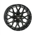 thumbnail image 1 of 4/110 ITP Hurricane Wheel 12x7 5.0 + 2.0 Matte Black for Honda TRX 300FW 4X4 1993-2000, 1 of 1