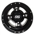 thumbnail image 1 of 4/110 ITP SS112 Alloy Sport Wheels 10X8 3.0 + 5.0 Black for Polaris SPORTSMAN 110 EFI 2016-2018, 1 of 1