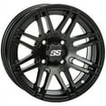 thumbnail image 1 of 4/110 ITP SS316 Alloy Series Wheel 12x7 2.0 + 5.0 Matte Black for Honda RANCHER ES 400 2x4 2004-2005, 1 of 1