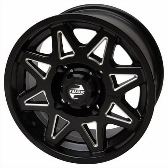 4/110 Tintic Wheel 14x7 5.0 + 2.0 Milled/Black For Honda RUBICON 500 4x4 Automatic 2015-2019