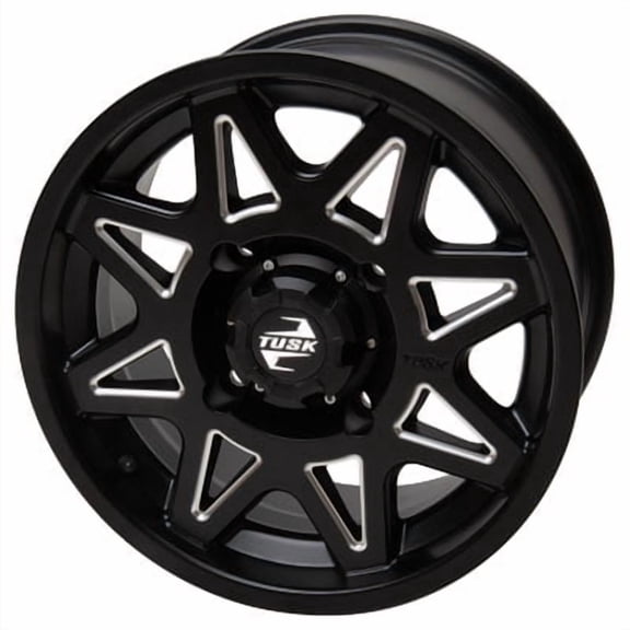4/115 Tintic Wheel 14x7 5.0 + 2.0 Milled/Black For Arctic Cat Wildcat X 1000 2013-2017