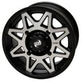 thumbnail image 1 of 4/115 Tusk 204-089-00102884-56Ac2D Tintic Wheel 14x7 5.0 + 2.0 Machined/Black for Arctic Cat 400 4X4 Auto Trv Plus 2007, 1 of 7