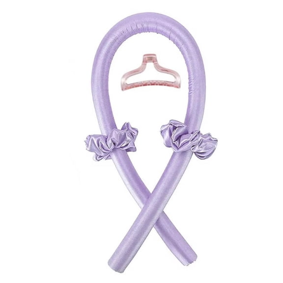 4/12/17pcs Heatless Curling Rod Headband No Heat Silk Ribbon Curling Rod Hair Roller Curls with Hair Claw Clip Lazy Natural Soft Wave DIY Hair Rollers Styling Tool for Sleep in Overnight