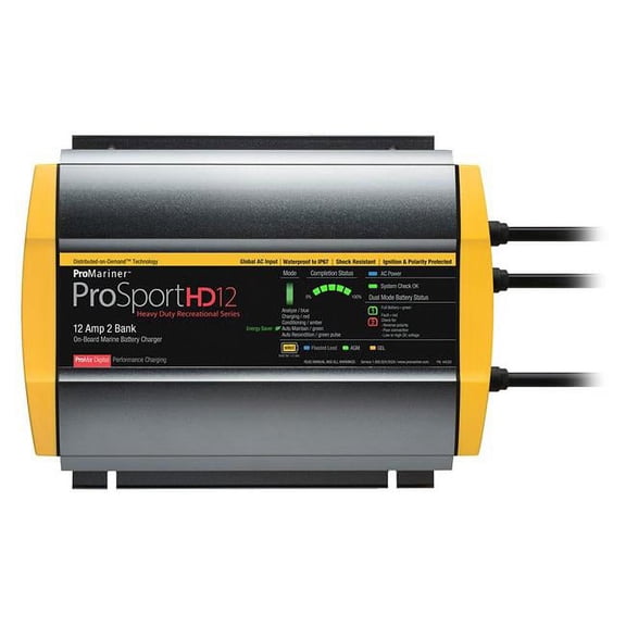 4-12 Amp ProSportHD 12 Global Gen Battery Charger with 2 Bank