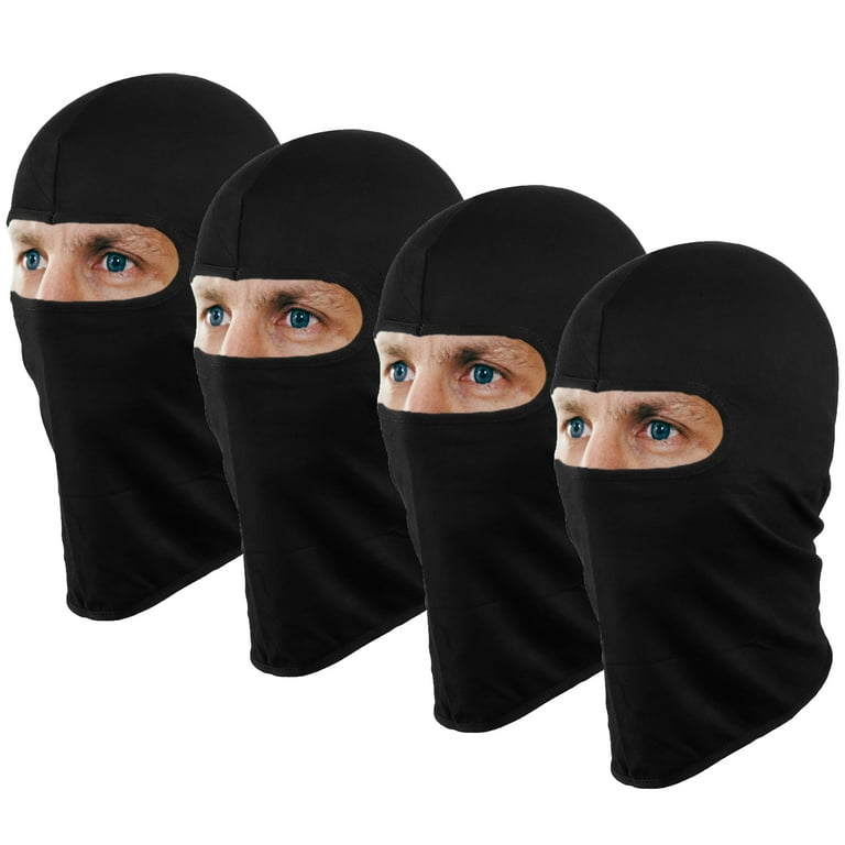 4/12 Pack Multipurpose Full Balaclava Face Mask Cover Ninja
