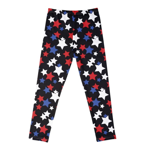 4-12 Years Girls Cartoon Basic Stretch Leggings Toddler Kids Full Length Pants Footless Tights