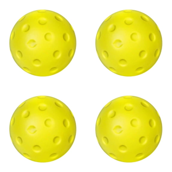 4-12PC Pickleball Training Ball Quiet Foam Noise Reducing Soft Practice Balls Standard-Sized Indoor Warm-Up Solution for Beginners Professionals Use Living Room Backyard PU Foam Lightweight