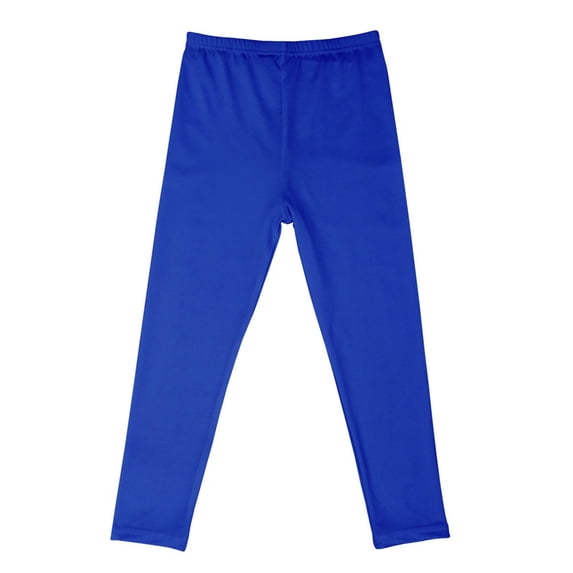 4-12T Toddler Girls Leggings Little/Big Kids Solid Ankle Length Stretchy Footless Pants