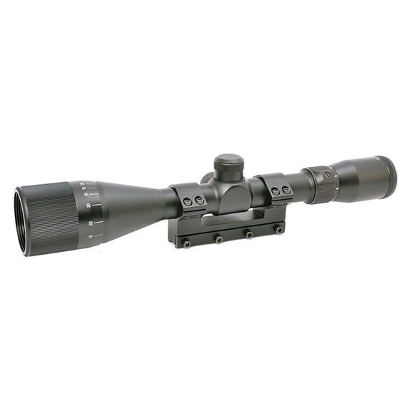 Generic Brand 4-12X40AO Rifle Scope, Adjustable Objective Air Gun Scope for .177 .22 Rifles, One Piece Mount with Stop Pin