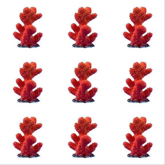 4-12pcs Small Coral Reef Decor for Home Coral Reef Beach Centerpiece Room Table Decorations Ocean Nautical Themed Party Decor for Bathroom 2 Inch Statue