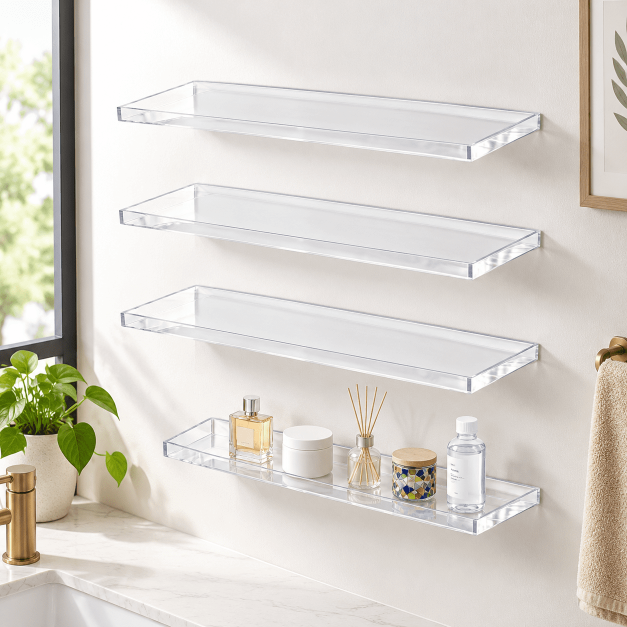 4 13.25 Inch Cabinet Shelves Shreplacement For Living Room Bathroom ...
