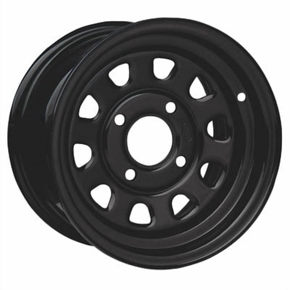 4/137 Itp Steel Wheel 12X7 4.0 + 3.0 Black for Kawasaki Mule Sx 4X4 Xc Le Fi 2022-2023