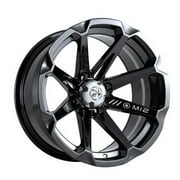 4/137 Motosport Alloys M12 Diesel Wheel 14x7 4.0 + 3.0 Black for Can-Am Outlander 570 XT 2016-2018