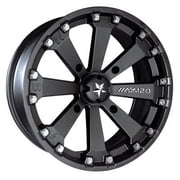 4/137 Motosport Alloys M20 Kore Wheel 14x7 3.5 + 3.5 Flat Black for Can-Am Maverick X3 Max X RS Turbo R 2017-2018