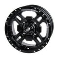 thumbnail image 1 of 4/137 Tusk Beartooth Wheel 14x7 4.0 + 3.0 Matte Black for Can-Am Defender Hd8 Dps 2016-2021, 1 of 8