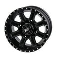 thumbnail image 1 of 4/137 Tusk Cascade Wheel 12x7 5.0 + 2.0 Matte Black for Can-Am Outlander L Max 450 2015-2016, 1 of 7