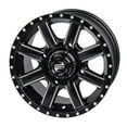 thumbnail image 1 of 4/137 Tusk Cascade Wheel 14x7 4.0 + 3.0 Machined/Black for Can-Am Outlander L Max 450 2015-2016, 1 of 7
