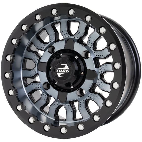 4/137 Tusk Fremont Beadlock Wheel 15x7 4.0 + 3.0 Gunmetal/Black for Can-Am Defender Hd10 Pro Lone Star 2021-2022