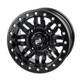 thumbnail image 1 of 4/137 Tusk Nebo Beadlock Wheel 14x7 4.0 + 3.0 Matte Black for Can-Am Defender Hd8 Max 2020-2021, 1 of 8