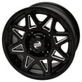 thumbnail image 1 of 4/137 Tusk Tintic Wheel 15x7 5.0 + 2.0 Milled/Black for Can-Am Maverick X3 Max X Rc Turbo Rr 72 2024-2025, 1 of 5