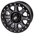 thumbnail image 1 of 4/137 Tusk Uinta Beadlock Wheel 14x7 4.0 + 3.0 Gunmetal/Black for Can-Am Commander Max 800R Dps 2016-2020, 1 of 8