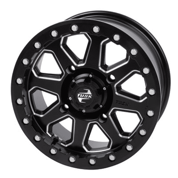 4/137 Uinta Beadlock Wheel 14x7 4.0 + 3.0 Milled/Black Compatible With Can-Am Defender HD8 Max XT 2017-2021