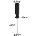 thumbnail image 1 of 4.13Inch Small Mini Screwdriver Repair Tool Slotted Cross Screwdrivers 4Mm Slotted Screwdriver, 1 of 9
