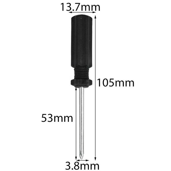 4.13Inch Small Mini Screwdriver Repair Tool Slotted Cross Screwdrivers 4Mm Slotted Screwdriver