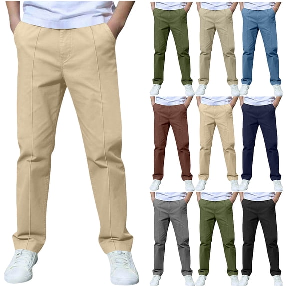 4-13Years Boys And Girls Childrens Sports Cargo Pants Stretch Elastic Waist School Kids Twill Joggers