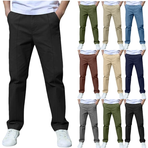 4-13Years Boys And Girls Childrens Sports Cargo Pants Stretch Elastic Waist School Kids Twill Joggers