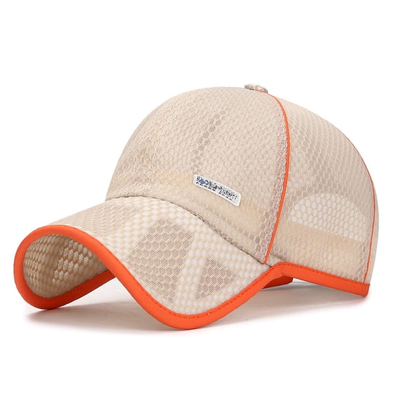 4-14 Child Summer Breathable Mesh SunShade Cap Boy Girl Letter Outdoor Sport Sunscreen Sun Cycling Adjustable Hat Running Hat Home Prefer Kids Lightweight Quick Drying Airy Mesh UV Protection Caps