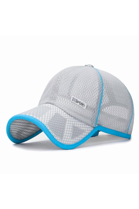 4-14 Child Summer Breathable Mesh SunShade Cap Boy Girl Letter Outdoor Sport Sunscreen Sun Cycling Adjustable Hat Running Hat Home Prefer Kids Lightweight Quick Drying Airy Mesh UV Protection Caps