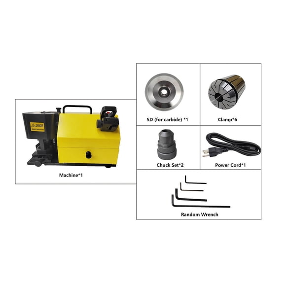 4-14MM End Mill Sharpener 2-flute 3-flute 4-flute End Mill Sharpening Machine Electric Sharpeners