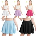 thumbnail image 1 of 4-14Y Girls Casual Skorts Mini Skirts with Shorts Liner Solid Color Athletic Shorts Culottes Pleated Skater Skirt For Erveryday, Streetwear, School, Sports, Dance, 1 of 9