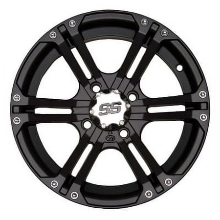 4/156 ITP SS212 Alloy Series Wheel 14x6 4.0 + 2.0 Matte Black for Polaris RANGER RZR XP 1000 HIGH LIFTER Edit. 2015-2018