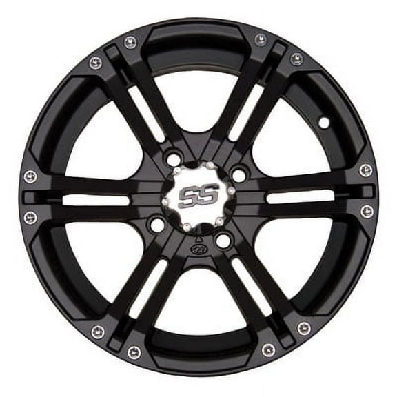 4/156 ITP SS212 Alloy Series Wheel 14x8 5.0 + 3.0 Matte Black for Polaris RANGER 1000 XP EPS 2017-2018