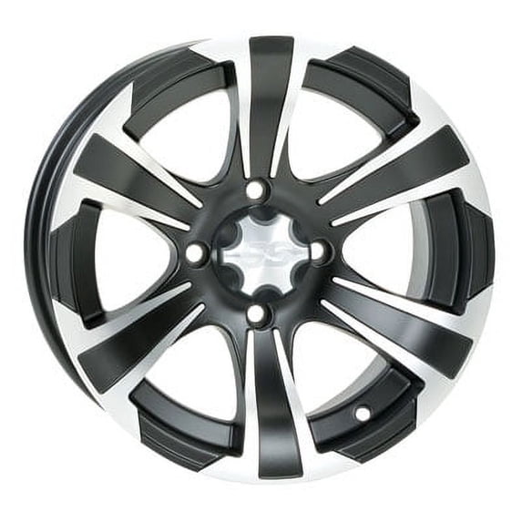 4/156 ITP SS312 Alloy Series Wheel 12x7 4.0 + 3.0 Matte Black for KTM 505 SX 2009-2010