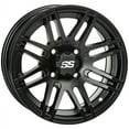 thumbnail image 1 of 4/156 ITP SS316 Alloy Series Wheel 14x7 4.0 + 3.0 Matte Black for Kawasaki MULE Pro-DXT EPS 2016-2018, 1 of 1