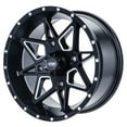 thumbnail image 1 of 4/156 ITP Tornado Wheel 14x7 4.0 + 3.0 Matte Black for Polaris RANGER RZR XP 900 2011-2014, 1 of 1