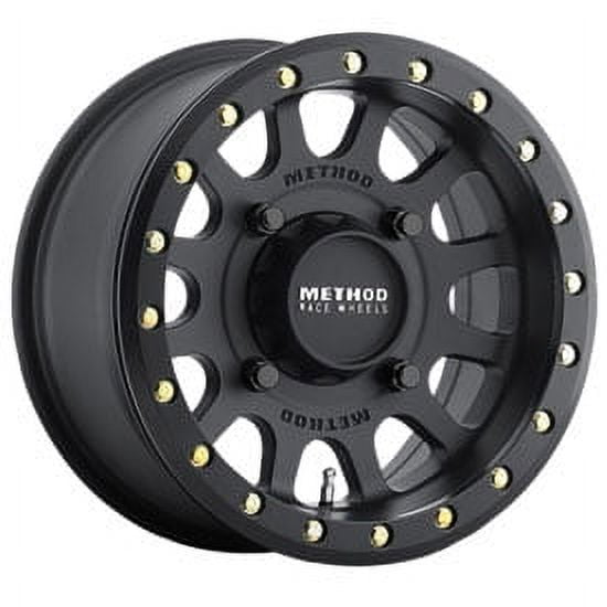 4/156 Method Race Wheels 401 Beadlock Wheel 14x7 4.0 + 3.0 Matte Black for Polaris RANGER RZR XP 4 900 2012-2014