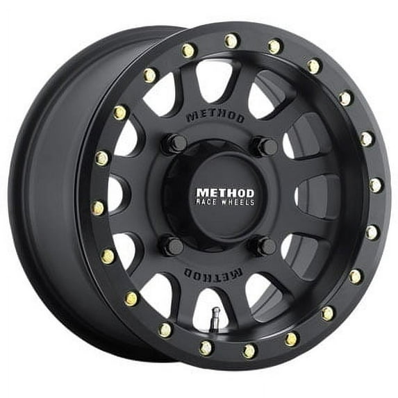 4/156 Method Race Wheels 401 Beadlock Wheel 15x7 4.0 + 3.0 Matte Black for Kawasaki MULE Pro-FXT EPS 2015-2018