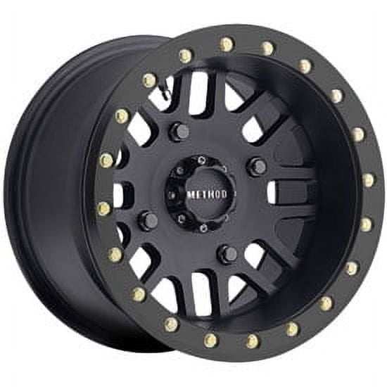 4/156 Method Race Wheels 406 Beadlock Wheel 14x10 5.0 + 5.0 Satin Black for Polaris RANGER RZR XP 4 1000 RIDE COMMAND Edit. 2018