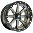 thumbnail image 1 of 4/156 Motosport Alloys M21 Lok Beadlock Wheel 15x7 3.5 + 3.5 Machined/Black for Polaris SPORTSMAN 850 Touring SP 2015-2018, 1 of 1