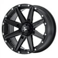 thumbnail image 1 of 4/156 Motosport Alloys M33 Clutch Wheel 15x7 4.0 + 3.0 Satin Black for Polaris RANGER RZR S 800 EPS 2013-2014, 1 of 1