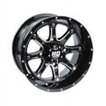 thumbnail image 1 of 4/156 STI HD4 Alloy Wheel 17x7 4.0 + 3.0 Gloss Black for Polaris RANGER RZR XP Turbo EPS 2016-2018, 1 of 1