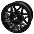 thumbnail image 1 of 4/156 Tintic Wheel 14x7 4.0 + 3.0 Milled/Black For Polaris RZR S 1000 EPS 2016-2020, 1 of 5
