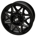 thumbnail image 1 of 4/156 Tintic Wheel 15x7 4.0 + 3.0 Milled/Black For Polaris RZR 800 2007-2014, 1 of 5