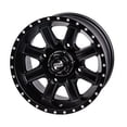 thumbnail image 1 of 4/156 Tusk Cascade Wheel 14x7 4.0 + 3.0 Matte Black for Polaris General Xp 1000 Trailhead Edition 2022, 1 of 8