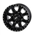 thumbnail image 1 of 4/156 Tusk Cascade Wheel 14x7 4.0 + 3.0 Matte Black for Polaris RANGER RZR XP 900 LE 2012, 1 of 1